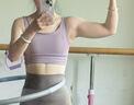 莫代尔运动内衣女高强度健身跑步防震瑜伽服一体美背心式聚拢文胸紫L 晒单实拍图