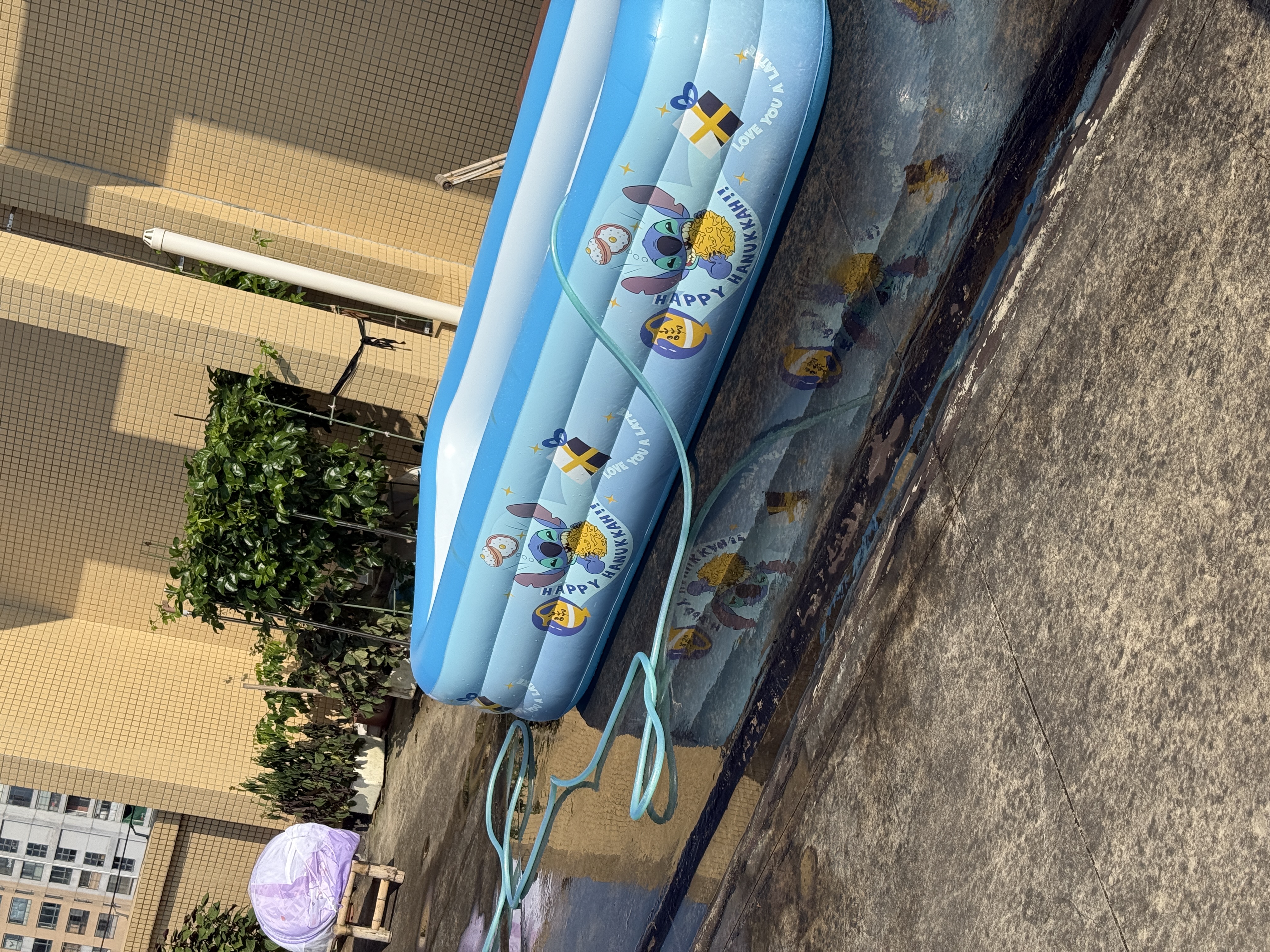 川岛熊儿童游泳池宝宝小孩室内外家用电动充气史迪仔周边玩具洗澡戏水池 实拍图