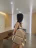 CinvaiKrose小c&k双肩包女2026新款大容量学生书包女旅行背包生日礼物送女友 瑞士糖杏Apricot【送女友老婆女生走心】 实拍图