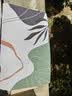 京东京造蹭蹭垫 丝圈印花入户地垫玄关进门除尘脚垫可裁剪防滑60x90cm绿色 实拍图