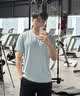 安踏（ANTA）冰丝速干短袖男2026夏季新款男士高端t恤半袖衣服男款运动衣男装 展翅蓝【速干冰丝-肩膀标】 （90%用户选择） L /175(120-140斤） 实拍图