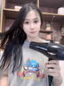 美的（Midea）专业发廊吹风机 2400W大功率速干 理发店造型师吹风筒 家用强劲大风力 FJ109黑 节日礼物 实拍图