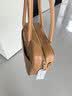 CHARLES&KEITH[折扣]纯色手提波士顿包斜挎包女士生日礼物送女友CK2-30271398 Toffee中褐色 M 实拍图