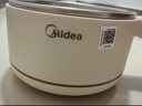 美的（Midea）电煮锅 小电锅 不锈钢0涂层电热锅 宿舍小锅多功能锅 1.6L学生寝室一体泡面小火锅XZC2017G 配蒸笼 实拍图