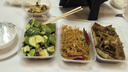 特美居（temeiju）一次性饭盒长方形透明塑料快餐盒加厚带盖打包盒餐具50套装1000型 实拍图