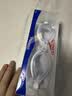 速比涛（Speedo）Edge精工泳镜高清防水防雾泳镜游泳装备男女通用 白色 实拍图