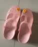 维布伦（VEBLEN）洞洞鞋女款夏季防滑厚底外穿拖鞋软底平跟包头凉鞋水晶果冻沙滩鞋 玫瑰金 37 正码正拍 实拍图