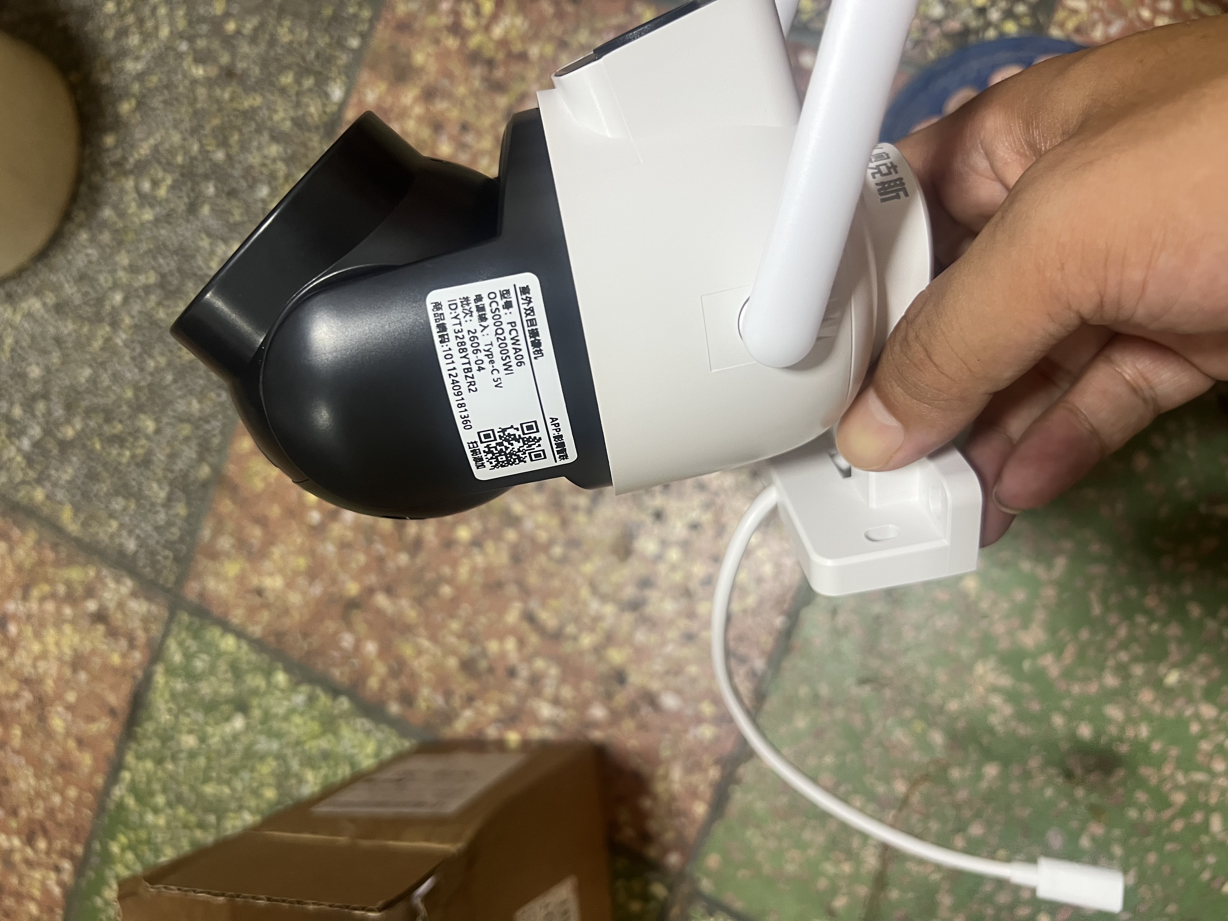 奥克斯高清室外摄像头防水手机远程无线wifi监控器360度无死角云台旋转无死角4g网络全景语音对话户外 实拍图
