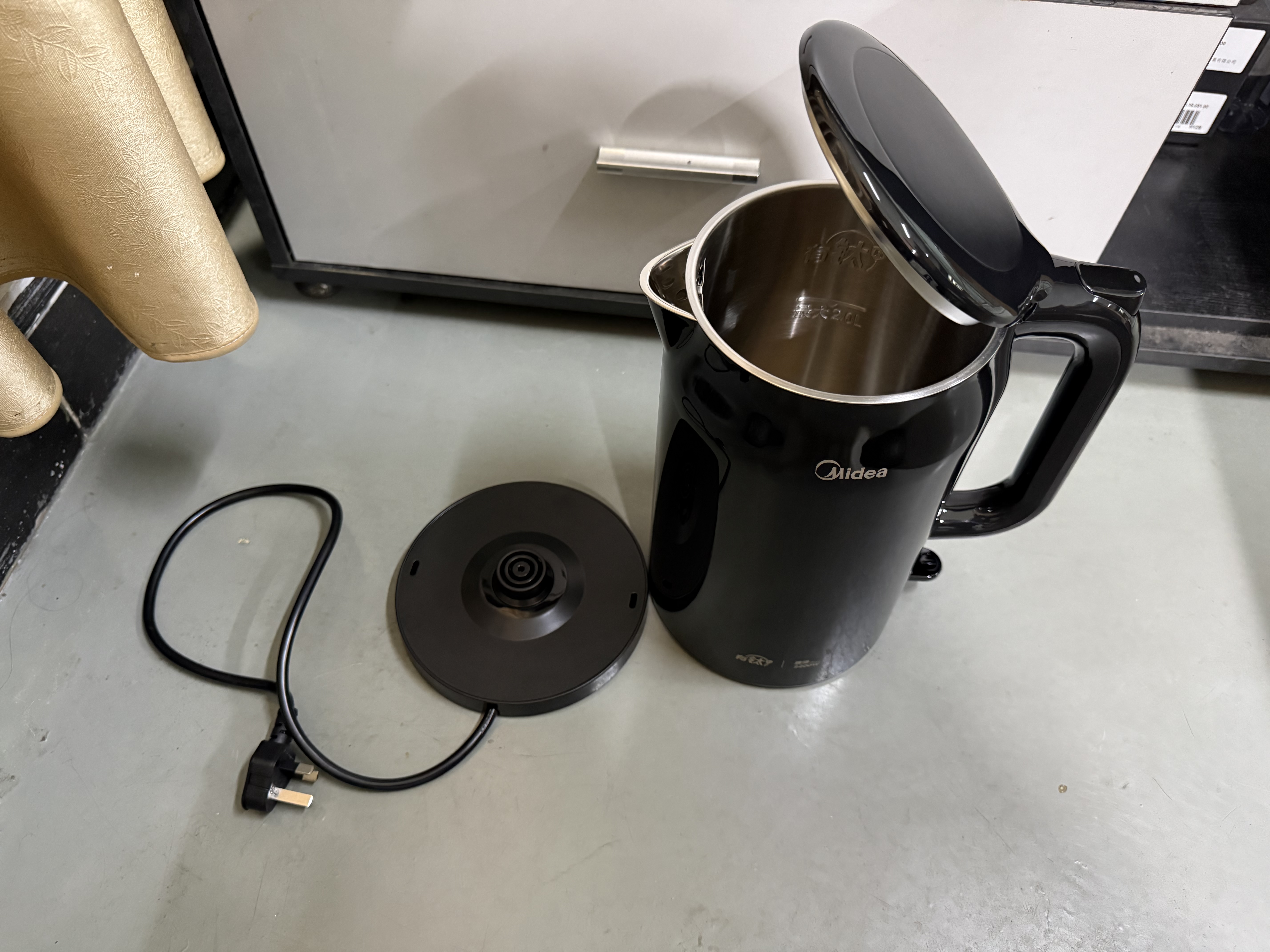 美的（Midea）电热水壶烧水壶钛材质无异味抗腐耐用2200W速沸2L大容量双层隔热防烫 MK-SH20M125-T 实拍图