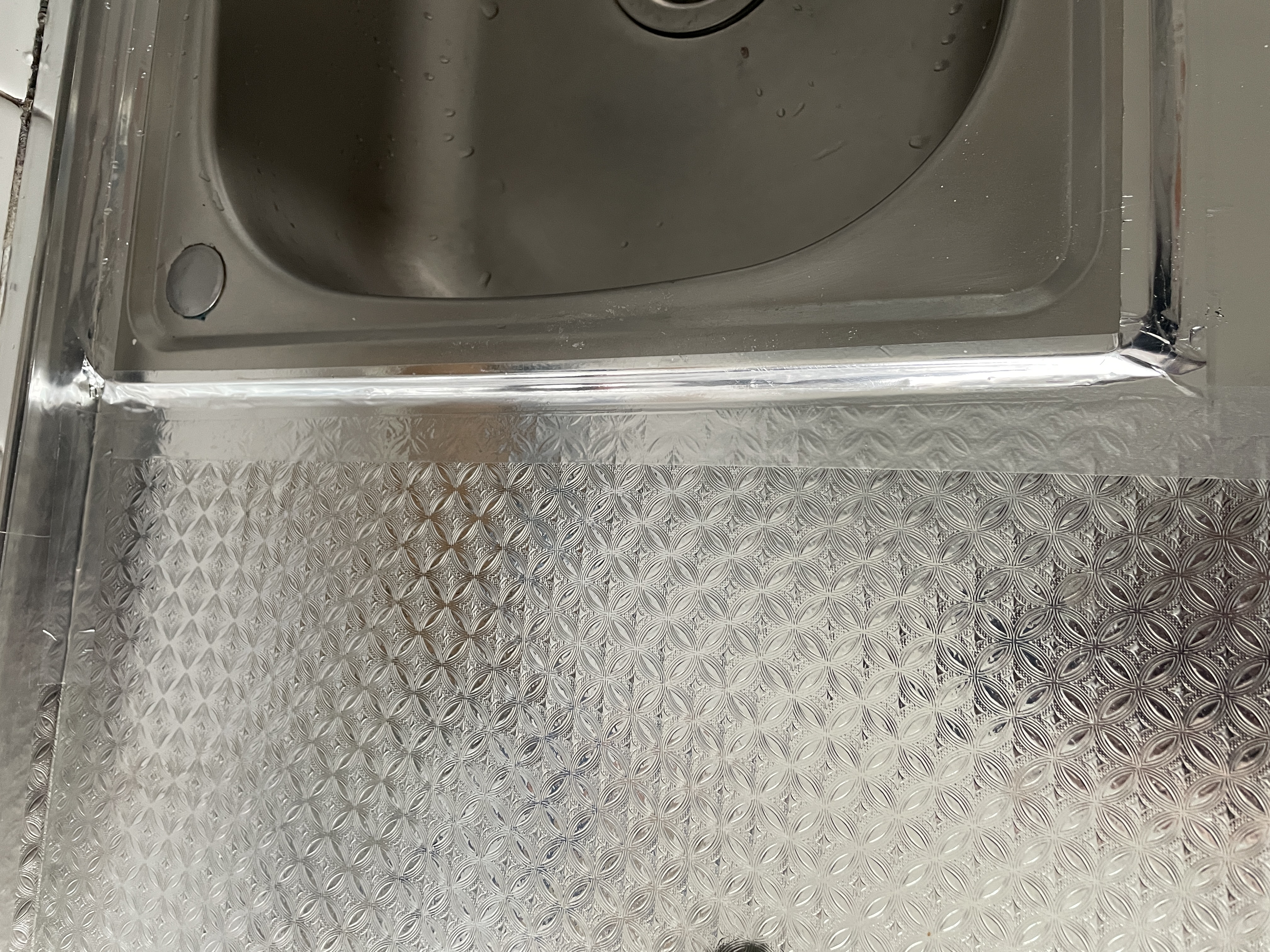 铝箔胶带自粘耐高温铝箔防水防油贴厨房灶台水池缝隙美缝贴卫生间防霉胶带 升级加厚【3厘米宽*20米长】防水防油 银色补漏胶带 实拍图