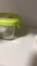 babycare婴儿辅食盒玻璃宝宝辅食保鲜工具便携防漏蒸煮冷冻储存青+粉220ml 实拍图
