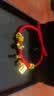 中国黄金（CHINA GOLD）黄金手链宝宝红绳手链足金锦衣玉食转运珠手串绳满月周岁生日礼物 足金手绳约1.0g【甄选礼盒】 实拍图