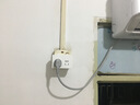 公牛（BULL）16a大功率一转二/16a转10a一转多插座扩展器/转换插头 适用空调热水器 2位分控晨雾白GN-Z9323D 实拍图