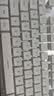 前行者（EWEADN）静音有线无线键盘鼠标套装机械手感游戏办公专用电脑笔记本蓝牙电竞键鼠耳机三件套 银白色【蓝光】静音键盘 实拍图
