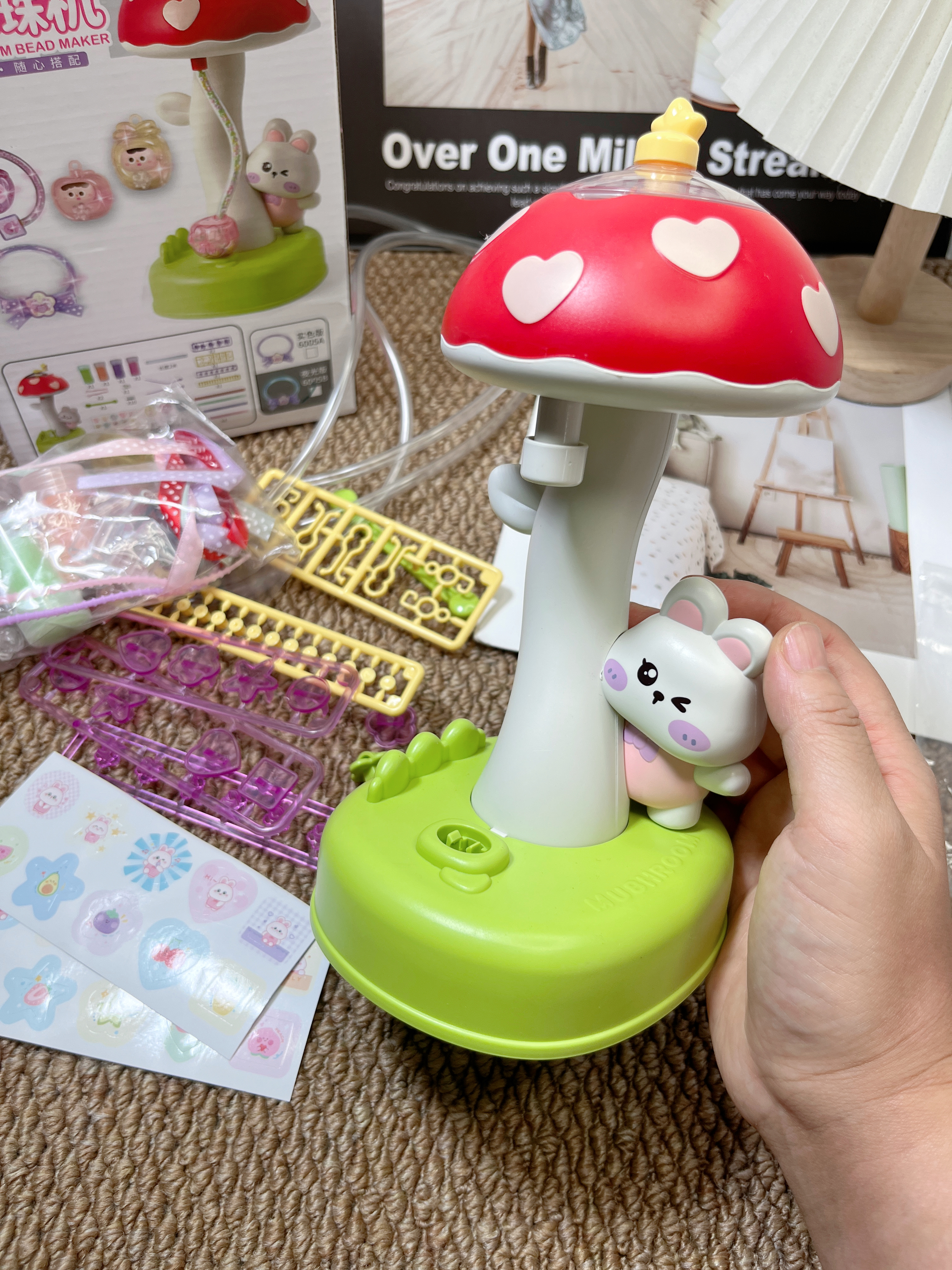 尚美贝贝儿童串珠机玩具手工diy夜光串珠手链项链饰品3-6岁女孩生日礼物 实拍图