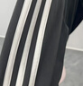 adidas休闲舒适三条纹立领夹克外套男装秋季阿迪达斯官方轻运动 黑色/白（推荐选大一码）   L 实拍图