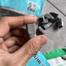 山泽水晶头保护套 内径8.0mm 50个装 七类7类网线RJ45电脑网络护套 灰色 HT702 实拍图