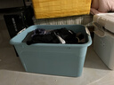京东京造衣物收纳箱大号整理箱塑料玩具收纳车载后备箱储物箱75L蓝色 实拍图