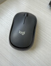 罗技（Logitech）M220 轻音鼠标 无线鼠标 办公鼠标 对称鼠标 带无线微型接收器 灰黑色 实拍图
