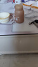 【京东物流送货上门】萌萌兔卡通水杯女牛奶玻璃杯创意便携杯子 咖色萌萌兔 330ml 1只 实拍图