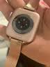 Apple/苹果 Watch S11 智能手表GPS款42毫米玫瑰金色铝金属表壳淡桃粉色运动型表带S/M MEUN4CH/B 实拍图