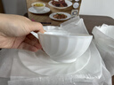 乐美雅白玉玻璃特瑞欧餐具9件套耐热玻璃洗碗机可用碗盘餐具餐具礼盒 实拍图