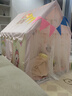 小斑鸠（little dove） 儿童帐篷室内游戏屋 大号男女孩公主房城堡玩具屋生日节日礼物 【顺丰/京仓】(实木)独角兽(不含垫)灯+云+旗 实拍图