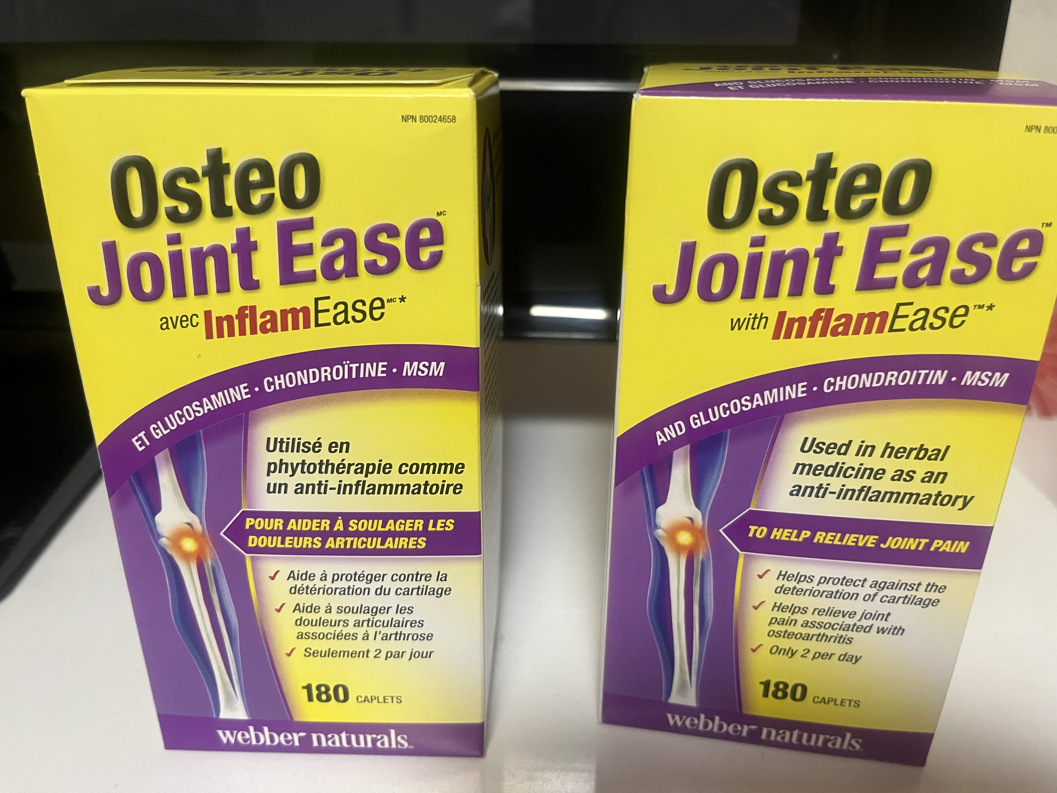 Webber Naturals伟博Osteo Joint Ease氨糖软骨素180粒 进口呵护关节软骨抗炎MSM  实拍图