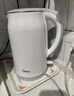美的（Midea）电水壶电热水壶食品级304/316L不锈钢家用双层防烫烧水壶 1.7L大容量热水壶开水壶煮茶壶 1.7L 【速沸I防烫】安全防干烧 实拍图