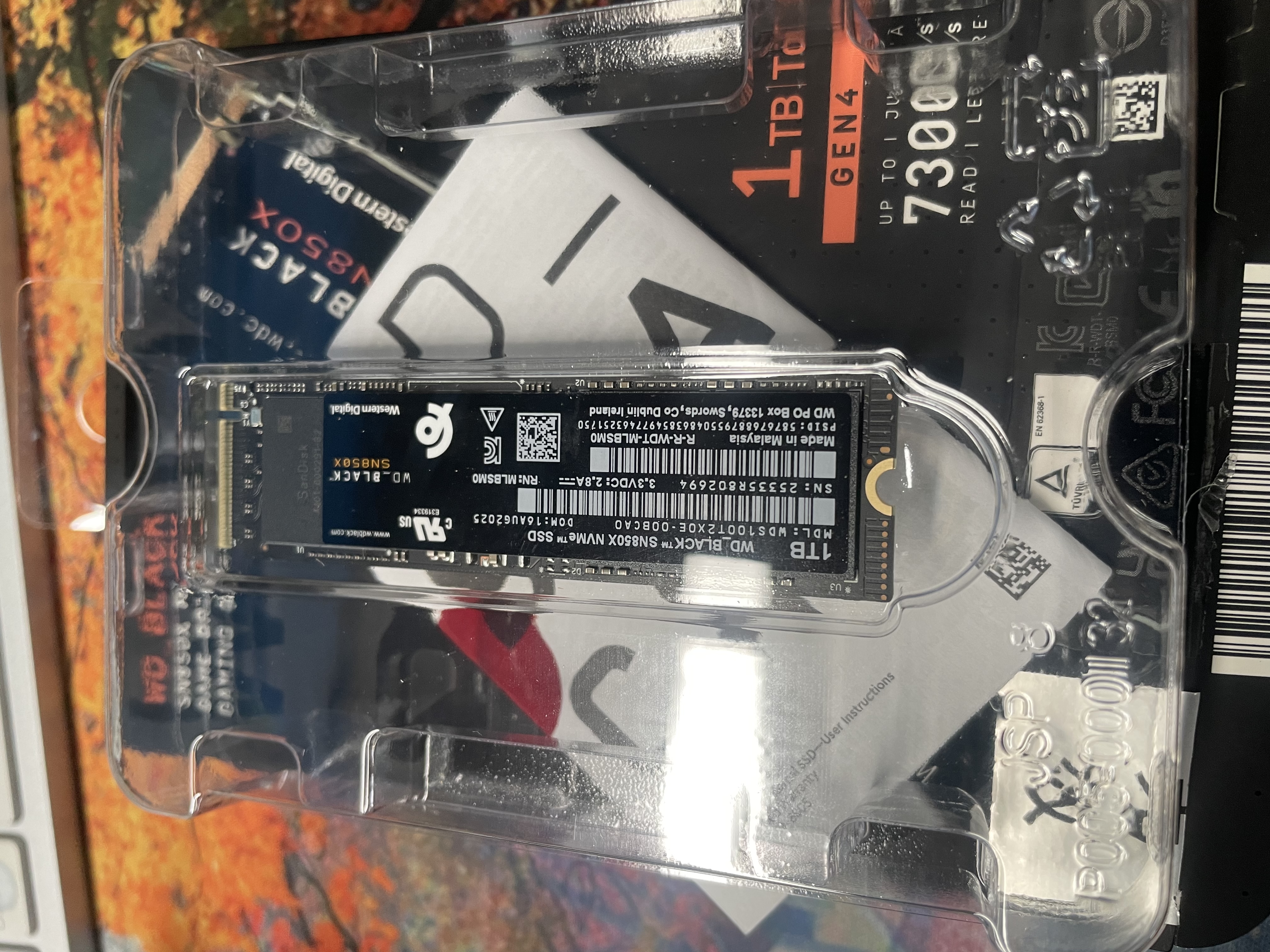 Sandisk闪迪ssd固态硬盘 NVMe M.2接口 适配pc 3A大作 笔记本电脑台式机Ai设备 高速加载 原厂芯片 SN850X | PCle4x4 7300MB/s 大容量 【1TB】 实拍图