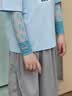 Kocotreekk树儿童冰袖原纱防晒男童女童手袖护袖防紫外线宝宝冰丝袖套灰 实拍图