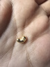 周大福小金豆子福字小福豆实心工艺金金豆女 IF1689生日礼物 实拍图