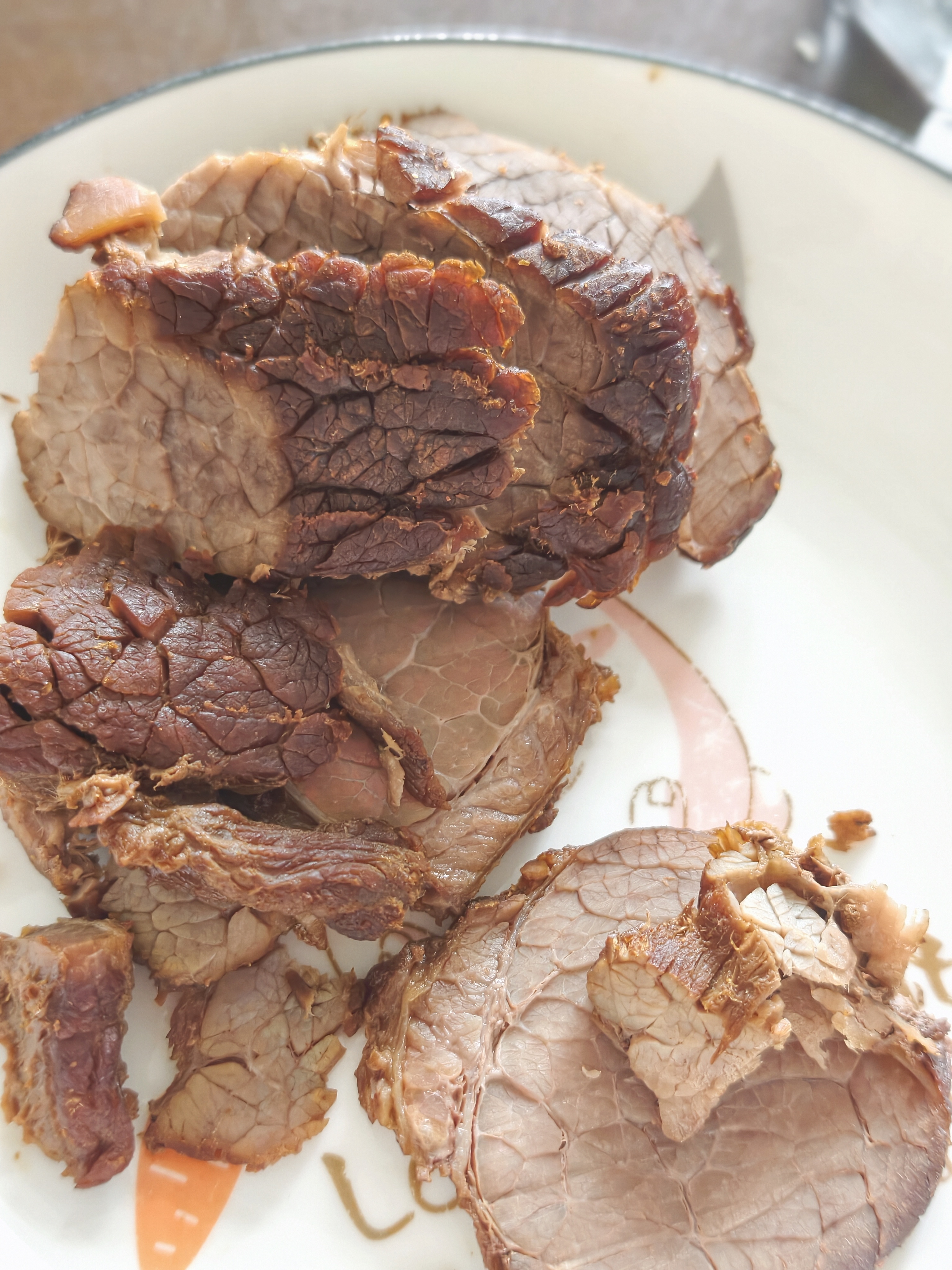 鲜京采 国产山东黄牛谷饲原切牛腿肉3斤 生鲜牛肉 烧烤炖煮食材 实拍图