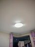 惠普精工卧室吸顶灯led现代简约餐厅书房灯具圆形50cm遥控三色 实拍图