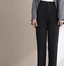 浪莎休闲裤女春夏季九分西装裤女黑色哈伦裤子宽松高腰工作直筒女裤 实拍图