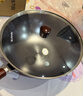 九阳（Joyoung）炒锅铁锅健康无涂层精铁家用炒菜锅不易生锈炉灶通用32cm带盖C121 实拍图