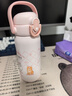 膳魔师儿童保温杯316L吸管杯带锁扣学生3-6-12岁水壶开学水杯460ml 粉 实拍图