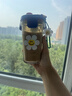 GLASSLOCK&wigglewiggle联名款卡通印花玻璃水杯家用手提新款杯子花朵380ml 实拍图