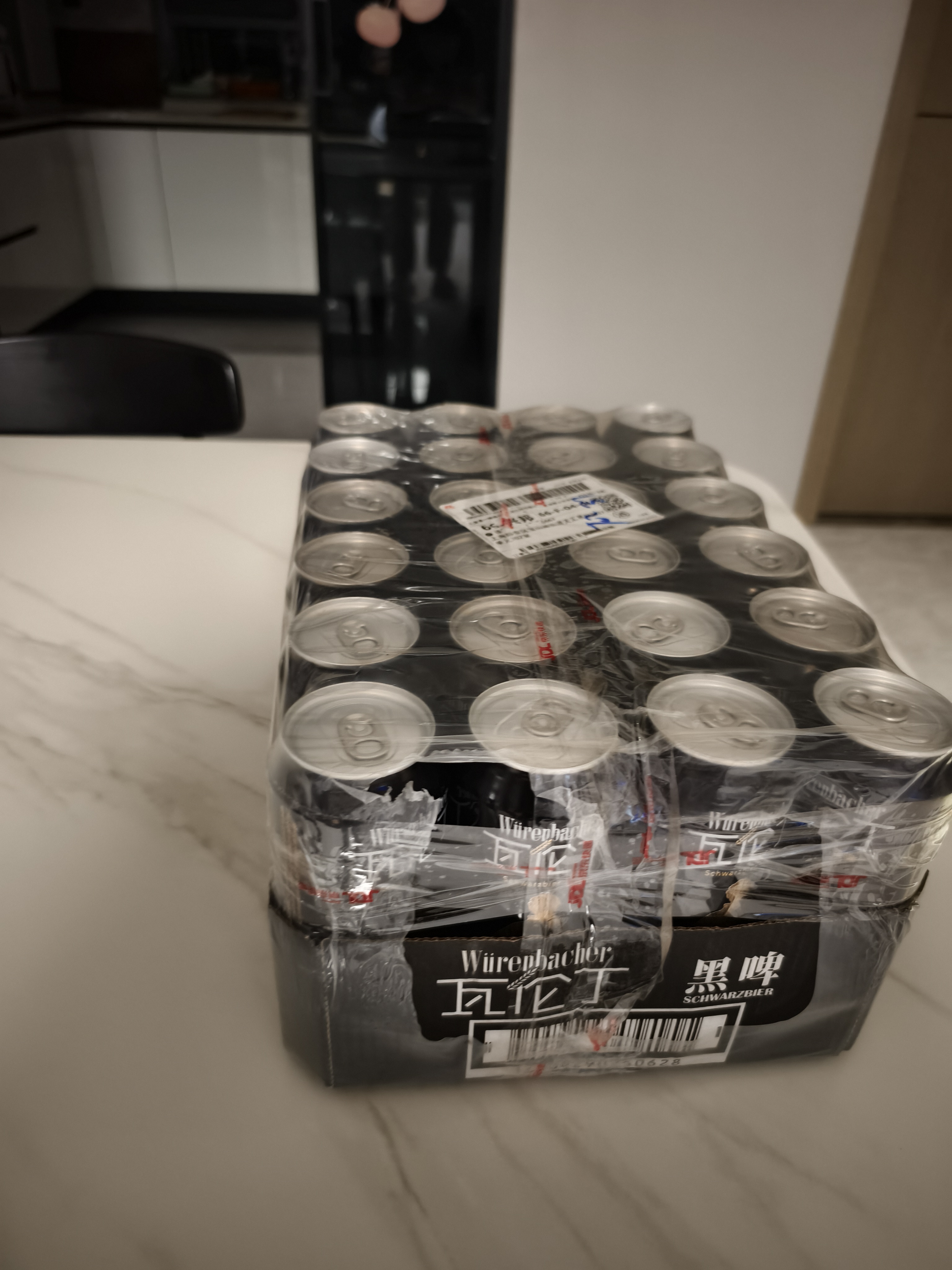 瓦伦丁（Wurenbacher）德国原装进口黑啤酒500ml*24听精酿啤酒烘焙麦香 醇厚绵密 整箱装 实拍图