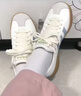adidas「T头鞋」VL COURT 2.0复古休闲板鞋德训鞋阿迪达斯轻运动   汉玉白/蓝色/金色 (推荐女生买小半码)   36.5 实拍图