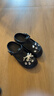 卡骆驰（CROCS）经典玛丽珍芭蕾洞洞鞋|210581 黑色   39 (240mm) 实拍图