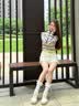 CAMILA KSENIA阿甘鞋女士2026年新款秋季百搭板鞋厚底网面鞋运动鞋透气小白鞋子 藏蓝色 37 实拍图