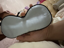 宜家依儿童小学生睡眠专用真丝眼罩遮光可调节午睡觉桑蚕丝午睡  浅天蓝 实拍图