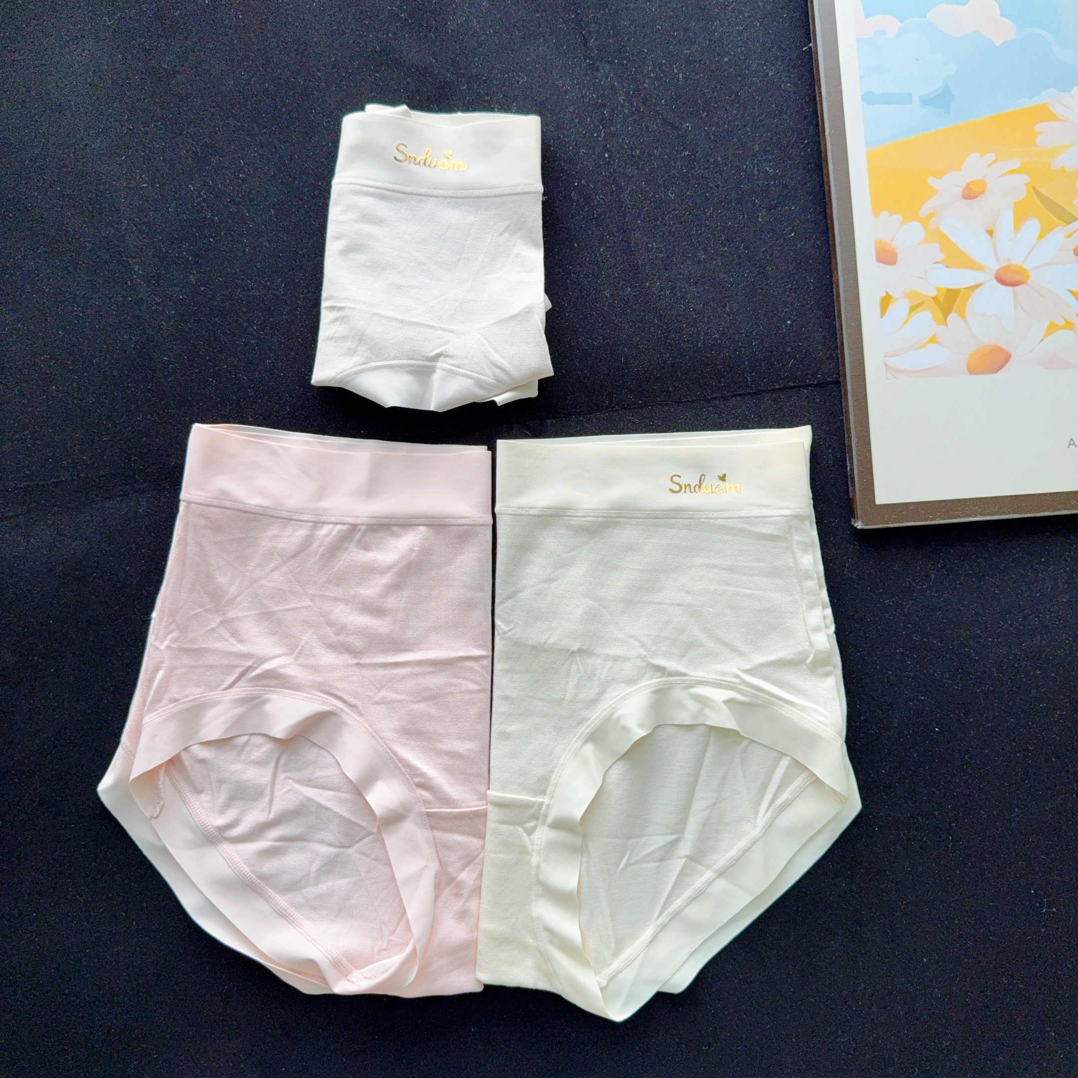 宝娜斯莫代尔内裤女聚乳酸抑菌无痕透气大码不夹臂三角短裤【3条装】 实拍图