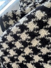 MO&Co.秋季设计感羊毛混纺复古廓形千鸟格纹外套MBB3COTT09 黑白千鸟格色 M/165 晒单实拍图