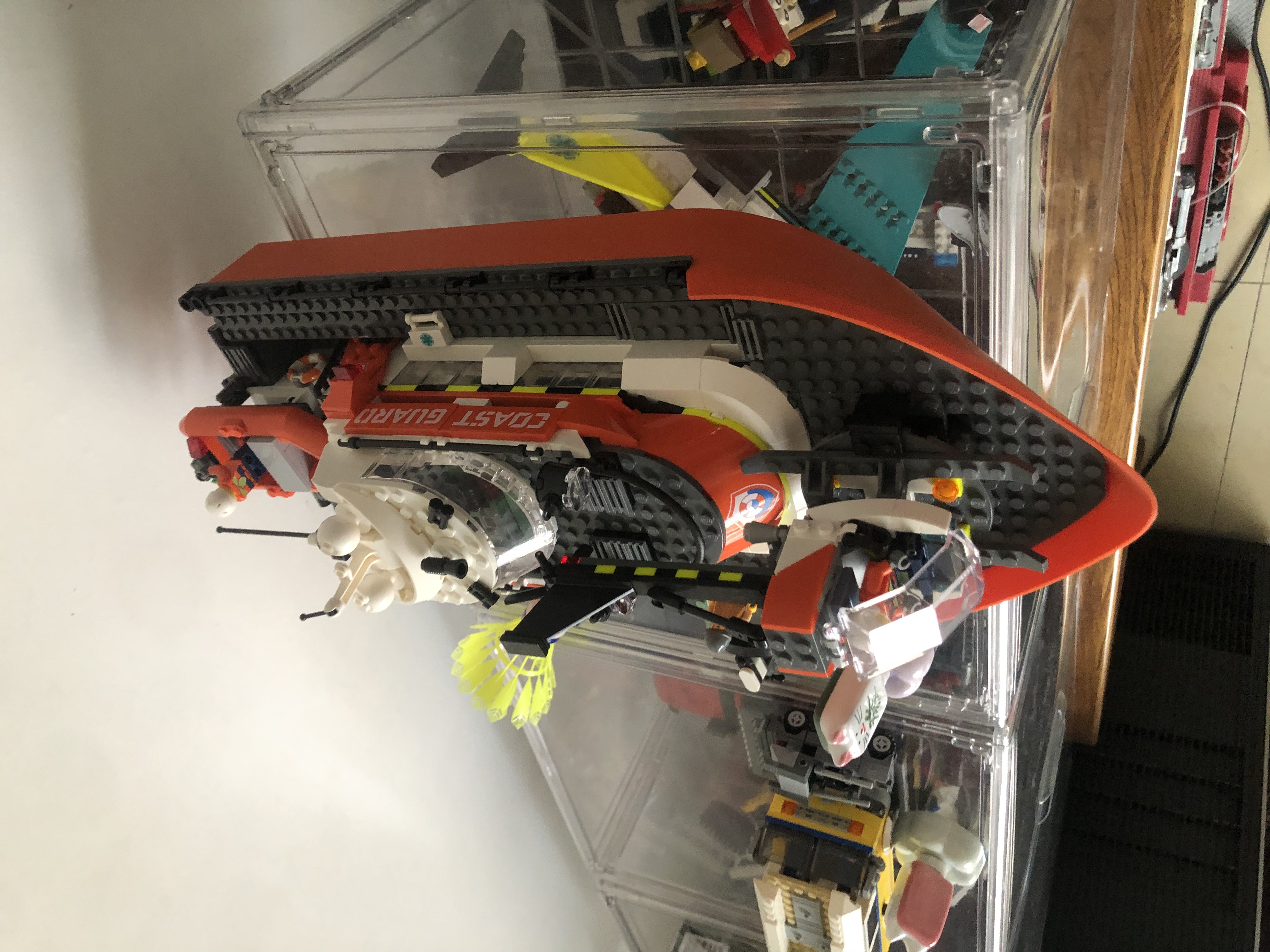乐高（LEGO）积木城市组60504 海岸警卫队救援船直升机男女孩儿童玩具生日礼物 实拍图