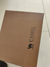 骆驼（CAMEL）男士套脚快穿牛皮商务休闲运动皮鞋 G14A220724 黑色 40 实拍图