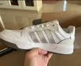 adidas ENTRAP美式校园风运动少年感复古篮球风板鞋男女阿迪达斯 白色/暗银金属/树脂黄   44 实拍图