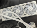 酷冷至尊（CoolerMaster）冰神G360/龙影2代 白色 ARGB CPU水冷散热器 2.1吋LCD屏显/优化铜底水道/多平台扣具/ATMOS II 实拍图