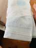 金号毛巾 纯棉运动洗脸巾 A类纯棉素毛巾1条蓝色72*34.5cm/105g 实拍图
